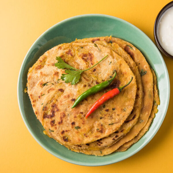 Chilli Cheese Garlic Paratha